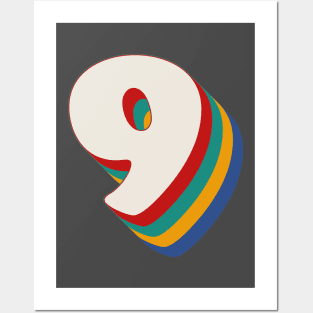 Number 9 Posters and Art